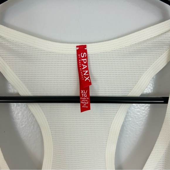 SPANX White Lightweight Racerback Tank Size XL - Picture 7 of 8